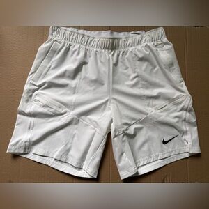 Nike Court [MT/XL] Dri-Fit ADV 9” Tennis Shorts White DR6546 / FV7954-100